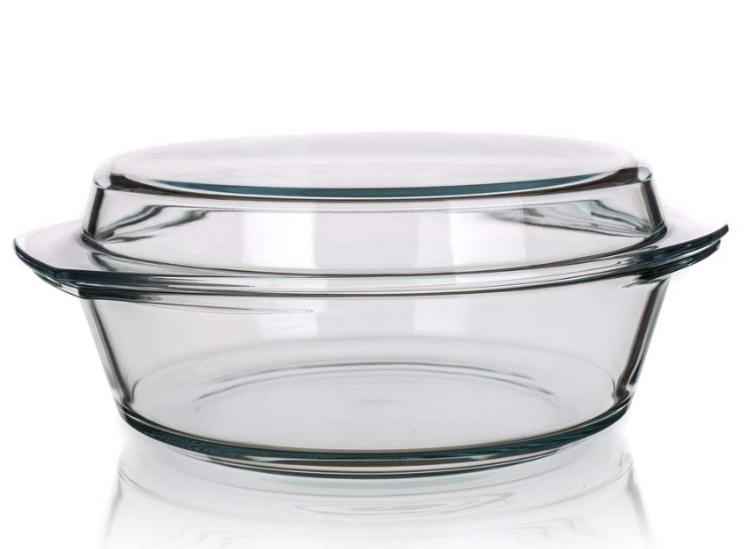Pekáč kulatý 1,5l+0,6l (6106/6116) SIMAX, sklo - Kuchyně nádobí, příslušenství