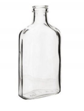 Láhev 100ml placatka, sklo Láhev 100ml placatka, sklo - Kuchyně skladování a zavařování potravin a nápojů