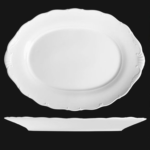 Mísa ovál 36cm Verona porcelán CZ Mísa ovál 36cm Verona porcelán CZ - Kuchyně stolování