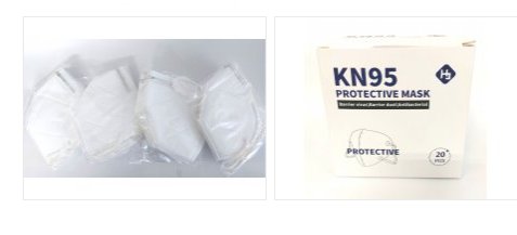 Respirátor KN95 bez ventilku, 5ks - Pracovní a hygienické pomůcky