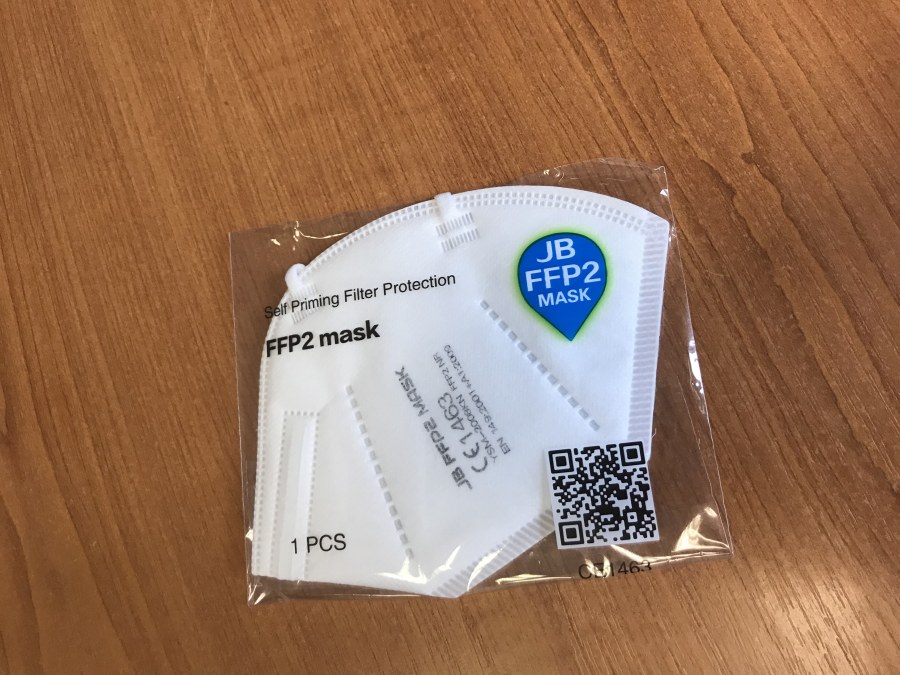 Respirátor FFP2 v blistru Respirátor FFP2 v blistru - Pracovní a hygienické pomůcky