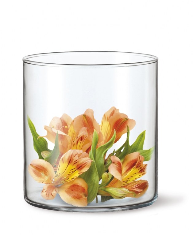 Váza 170ml Drum I (30050) sklo - Domácnost a úklid bytové dekorace,textilní doplňky