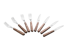 Sada přiborů na steak 8ks Walnut LT2062