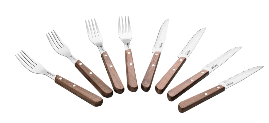 Sada přiborů na steak 8ks Walnut LT2062 Sada přiborů na steak 8ks Walnut LT2062 - Kuchyně stolování