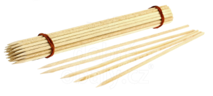 Špejle hrocené na špíz 30cm/40ks Špejle hrocené na špíz 30cm/40ks - Kuchyně kuchyňské náčiní a pomůcky