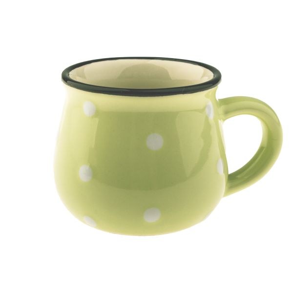 Hrnek s puntíky 75ml sv.zelený Hrnek s puntíky 75ml sv.zelený - Kuchyně stolování