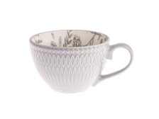 Šálek 380ml šedý, keramika