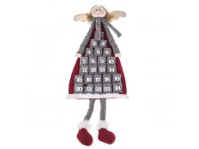 Adventní kalendář ANDĚL 110cm textilní
