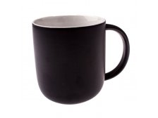 Hrnek 540ml černo-bílý, keramika