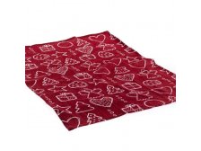 Ubrus 60x60cm vánoční červený
