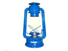 Lampa petrolej.30cm modrá