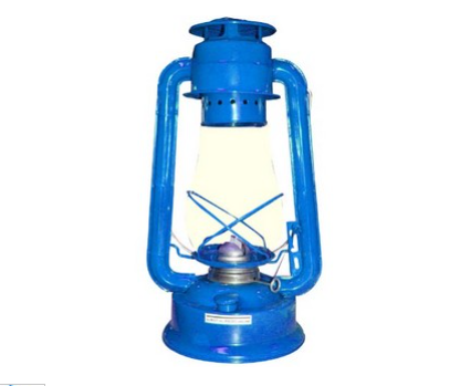 Lampa petrolej.30cm modrá - Domácnost a úklid potřeby a pomůcky pro domácnost