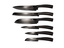 Sada nožů 6ks Shiny Black Collection