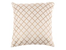 Návlek na polštář 40x40cm bílozlatý, textil