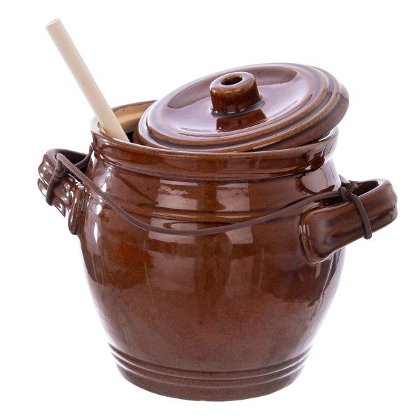 Nádoba 1,3l na nakládání zeleniny, keramika