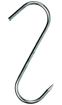Hák řeznický 80x4mm Sn Hák řeznický 80x4mm Sn - Kuchyně skladování a zavařování potravin a nápojů