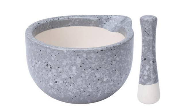 Hmoždíř+tlouček 11cm/330ml kamenina Hmoždíř+tlouček 11cm/330ml kamenina - Kuchyně kuchyňské náčiní a pomůcky