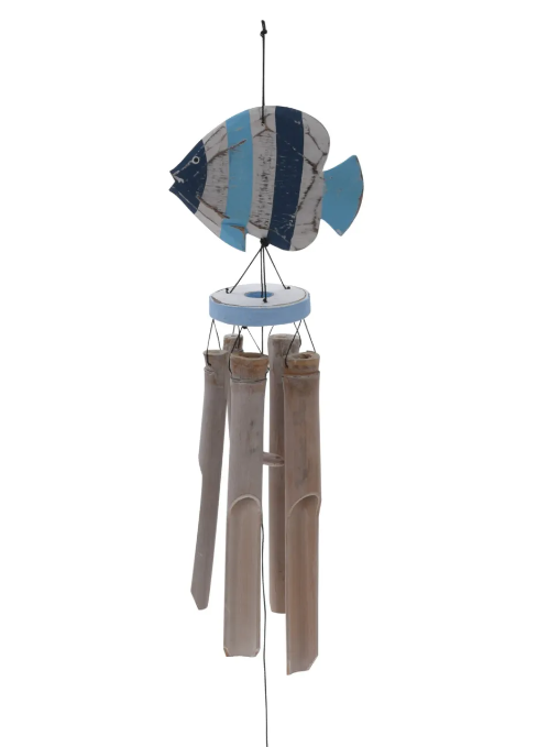 Zvonkohra Ryba 80cm,bambus - Domácnost a úklid bytové dekorace,textilní doplňky
