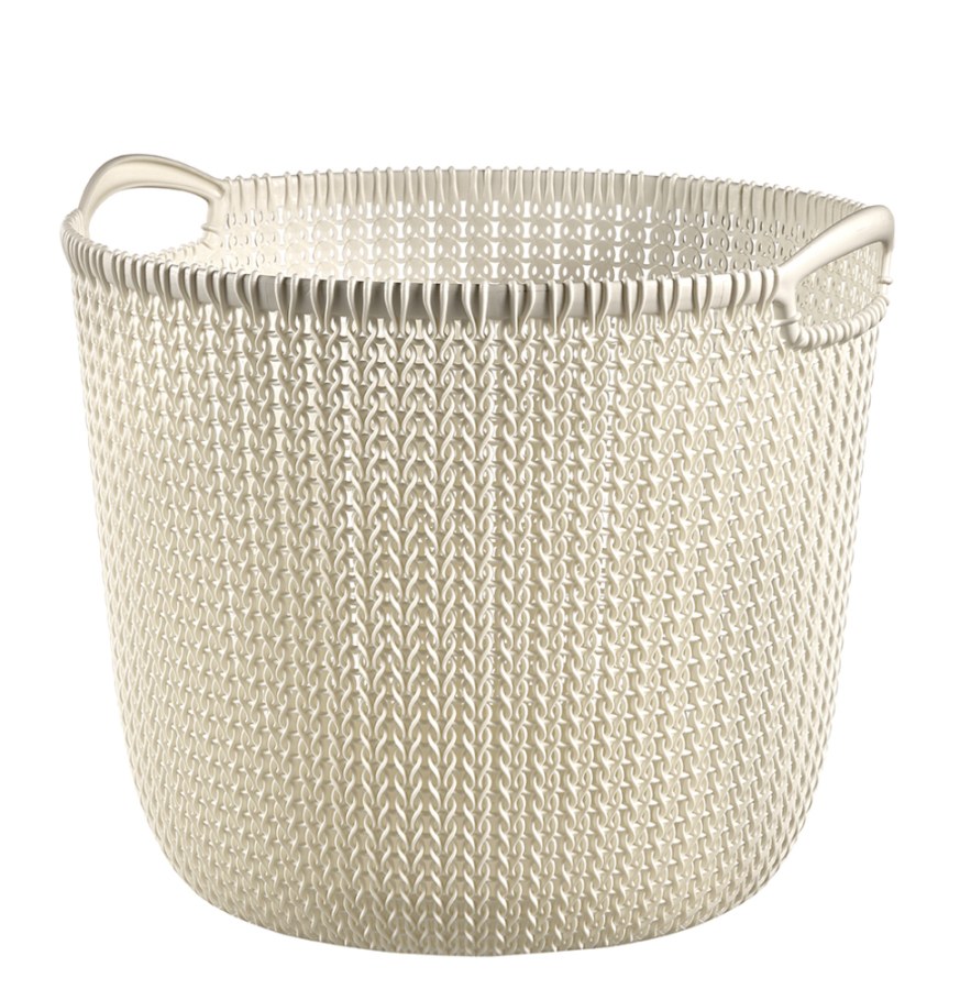 Košík 30l Knit L krémový Košík 30l Knit L krémový - Domácnost a úklid potřeby a pomůcky pro domácnost