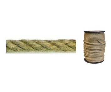 Juta šnůra 5mm/4prameny - Spojky řetězy,lana