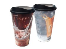 Kelímek+víčko 400ml Frappe UH