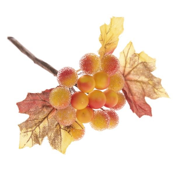 Větvička podzimní 10cm - Domácnost a úklid Podzim + Halloween