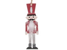 Dekorace Louskáček 10cm závěsný,kov