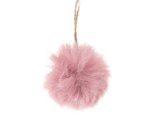 Dekorace Bambulka 4cm růžová,textil