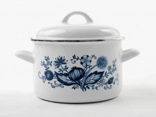 Hrnec s poklicí 22cm/5l Cibulák smalt