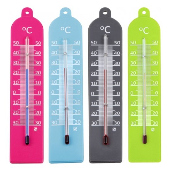 Teploměr 17cm pokojový Color UH - Domácnost a úklid potřeby a pomůcky pro domácnost