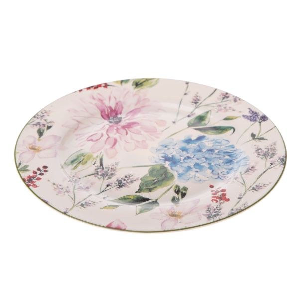 Talíř 20cm Flower garden porcelán - Kuchyně stolování