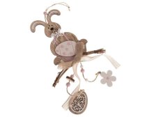 Zajíc závěs. 17,5x48cm dřevo 47003