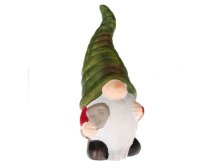 Skřítek s lopatičkou 18cm, keramika