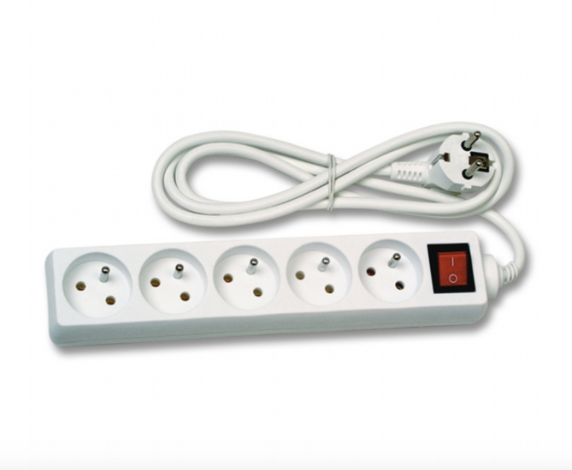 Kabel prodluž. 3m/5zás.+vypínač Kabel prodluž. 3m/5zás.+vypínač - Domácnost a úklid potřeby a pomůcky pro domácnost