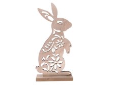 Zajíc vyřezávaný 22cm dřevo