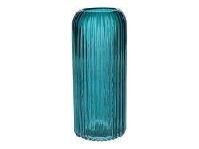 Váza 20cm Nora tyrkys,sklo