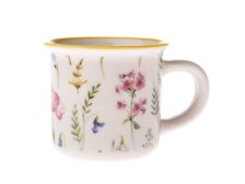 Hrnek 70ml Luční květy, porcelán