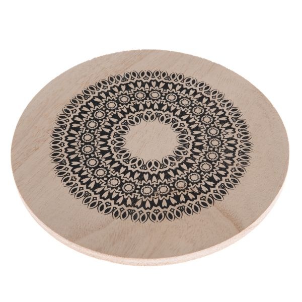 Podložka pod hrnec 20cm Mandala dřevo Podložka pod hrnec 20cm Mandala dřevo - Domácnost a úklid potřeby a pomůcky pro domácnost