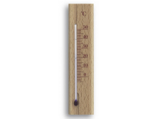 Teploměr vnitřní 15cm (-10+50°C) buk,dřevo