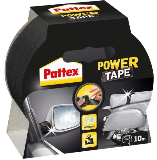 Páska univ.50mmx10m černá PATTEX POWER - Tmelení, lepení, maziva pásky, šňůry