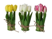 Dekorace Tulipány 6x19cm mix druhů