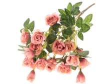 Kytice růží sv.růžových 36cm umělá