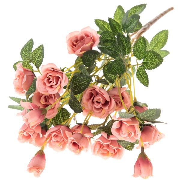 Kytice růží sv.růžových 36cm umělá Kytice růží sv.růžových 36cm umělá - Domácnost a úklid bytové dekorace, textilní doplňky