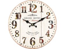 Hodiny 34cm Grand Hotel, dřevo