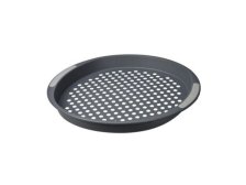 Podnos 40cm/4cm kulatý tm.šedý