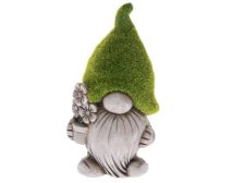 Skřítek s květináčem 23,5cm, keramika