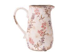 Džbán 18cm Květy keramika