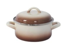 Rendlík+poklice 14cm/1l Capuccino, smalt