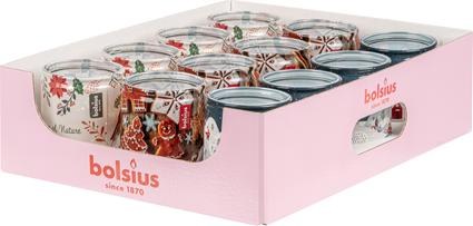 Svíčka vonná Vánoční Bolsius mix vůní Svíčka vonná Vánoční Bolsius mix vůní - Domácnost a úklid Zima + Vánoce