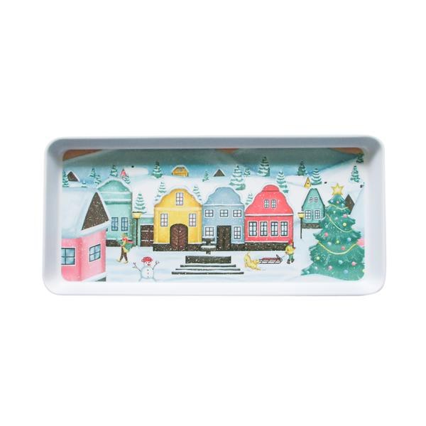 Podnos Vesnička 35x16,5cm melamin Podnos Vesnička 35x16,5cm melamin - Domácnost a úklid Zima + Vánoce
